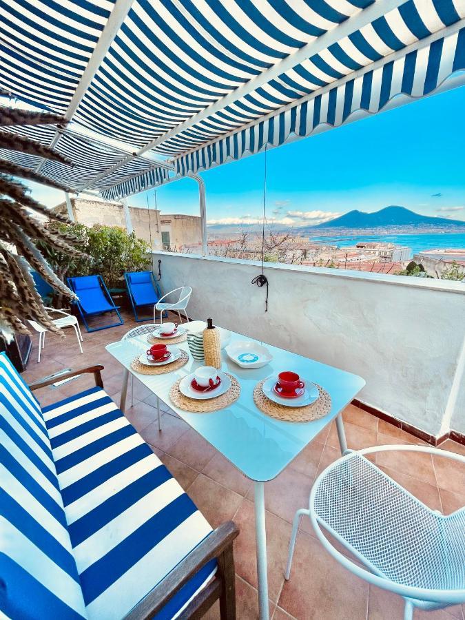 Alma De Templarsf - Stunning Design Home With Sea View And Terrace Napoli Eksteriør bilde